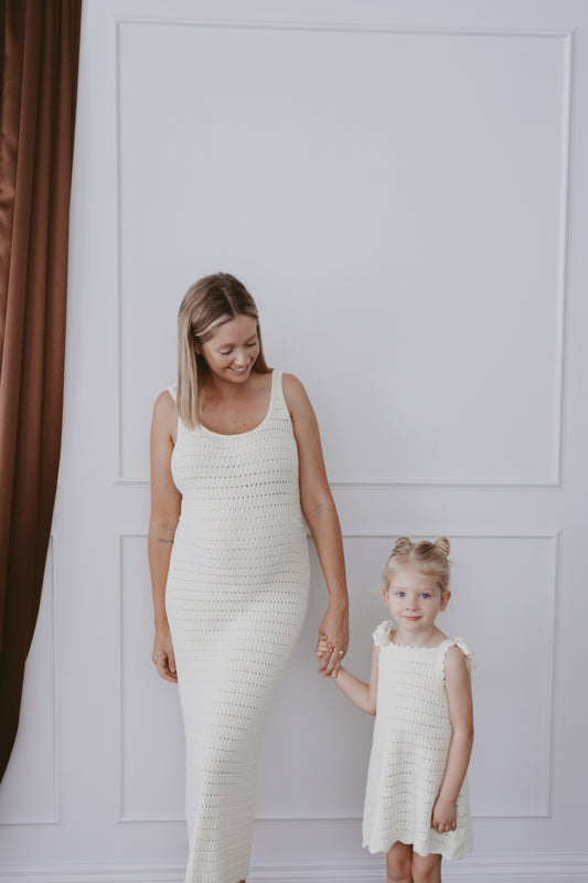 Sunday Midi Dress | Ivory | Women’s