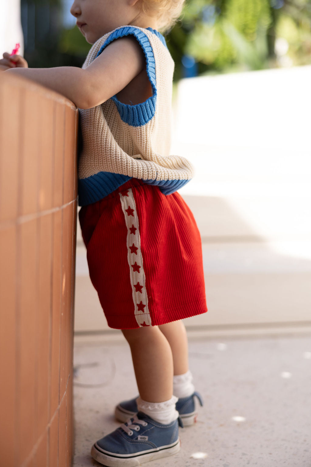 Playtime Cord Shorts | Red