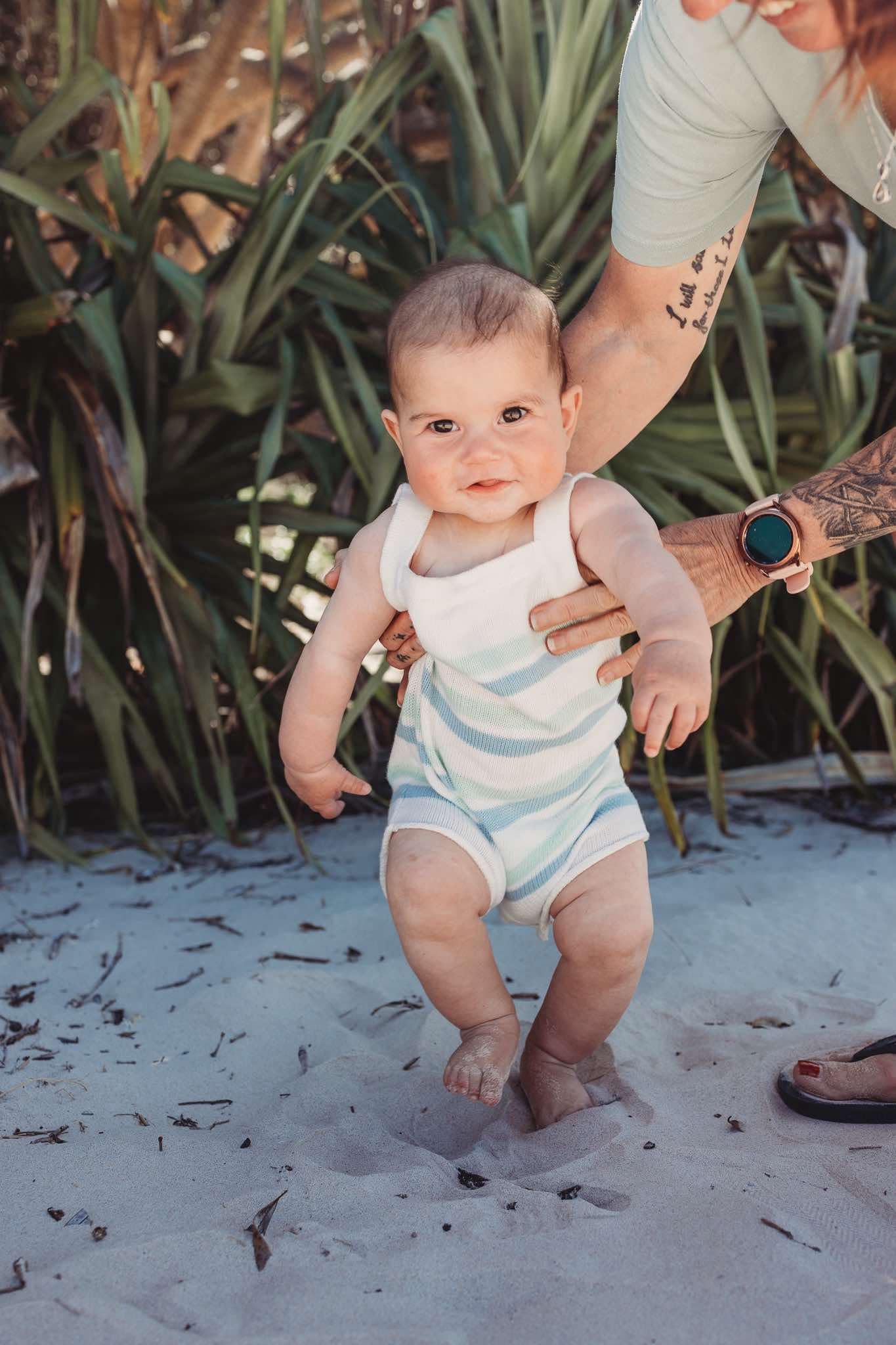 Mint Sherbet Knit Playsuit