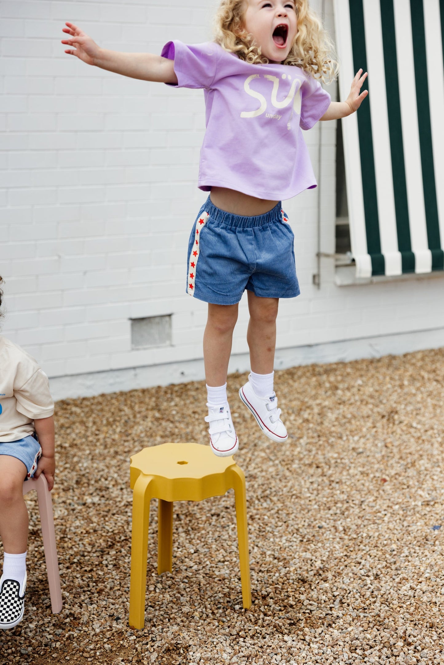 Playtime Cord Shorts | Blue