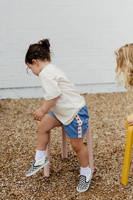 Playtime Cord Shorts | Blue